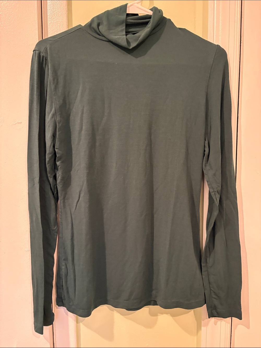 Women’s Long-Sleeve Turtleneck Shirt - Green